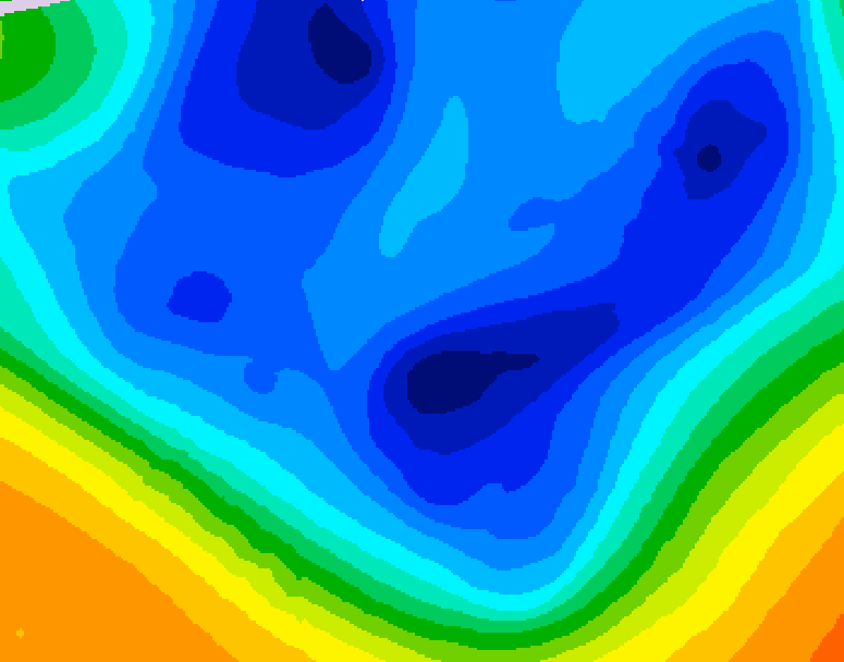 GDPS 500 millibar geopotential height 144 hour forecast chart for Canada based on 2025/12/05 0000Z data