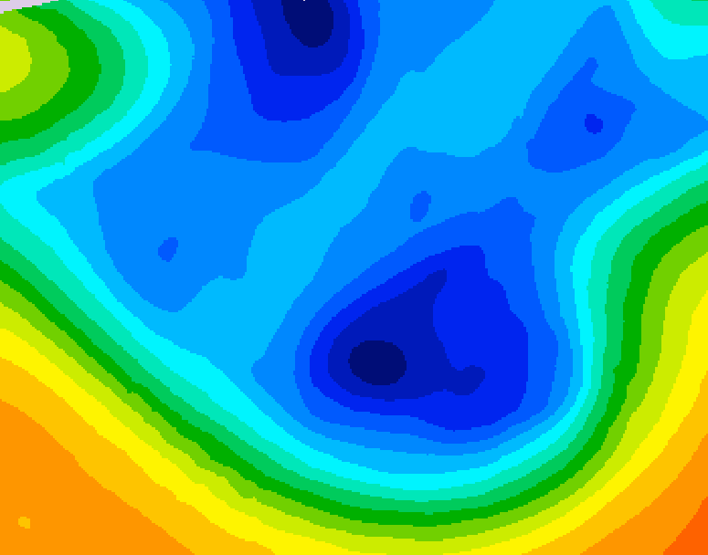 GDPS 500 millibar geopotential height 162 hour forecast chart for Canada based on 2025/12/05 0000Z data