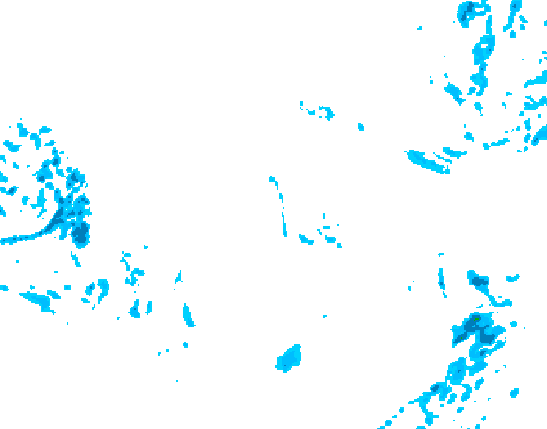 GDPS precipitation 054 hour forecast chart for Canada based on 2025/12/05 0000Z data