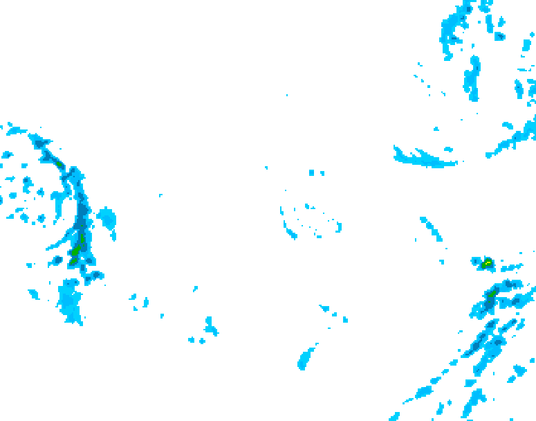 GDPS precipitation 060 hour forecast chart for Canada based on 2025/12/05 0000Z data
