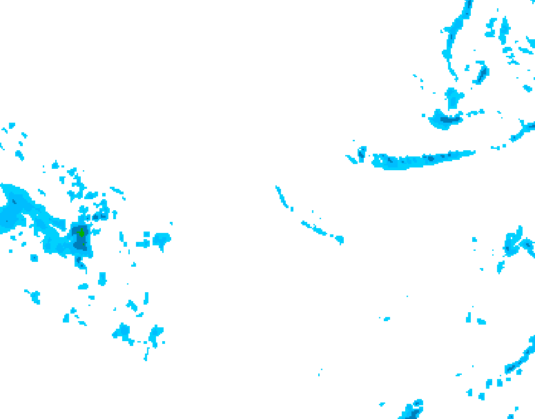 GDPS precipitation 078 hour forecast chart for Canada based on 2025/12/05 0000Z data