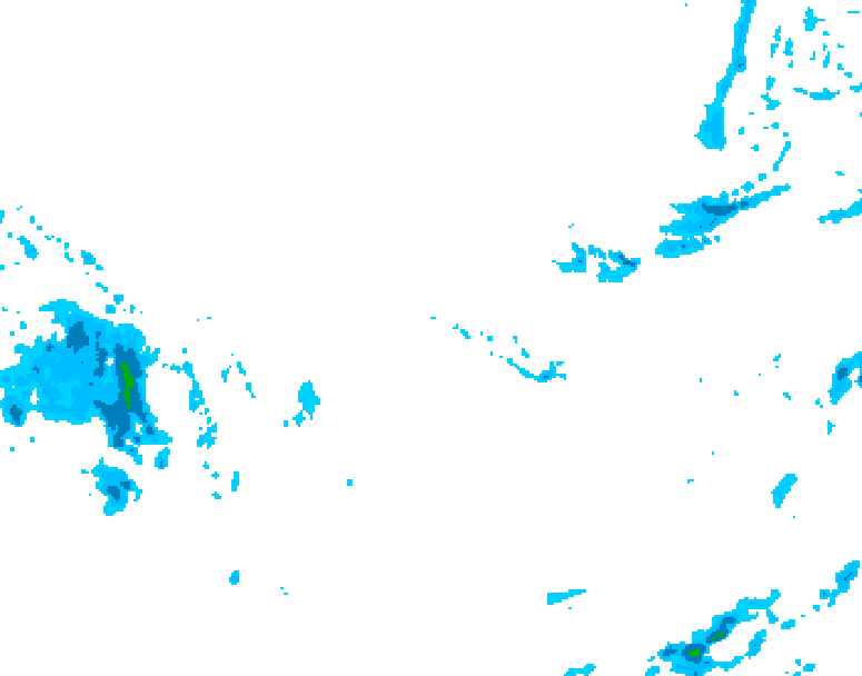 GDPS precipitation 084 hour forecast chart for Canada based on 2025/12/05 0000Z data