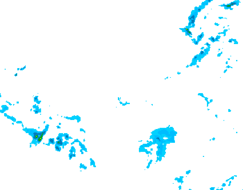 GDPS precipitation 138 hour forecast chart for Canada based on 2025/12/05 0000Z data