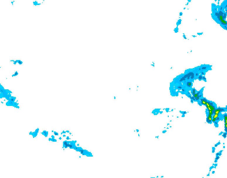GDPS precipitation 168 hour forecast chart for Canada based on 2025/12/05 0000Z data