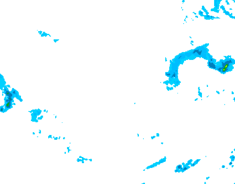 GDPS precipitation 186 hour forecast chart for Canada based on 2025/12/05 0000Z data
