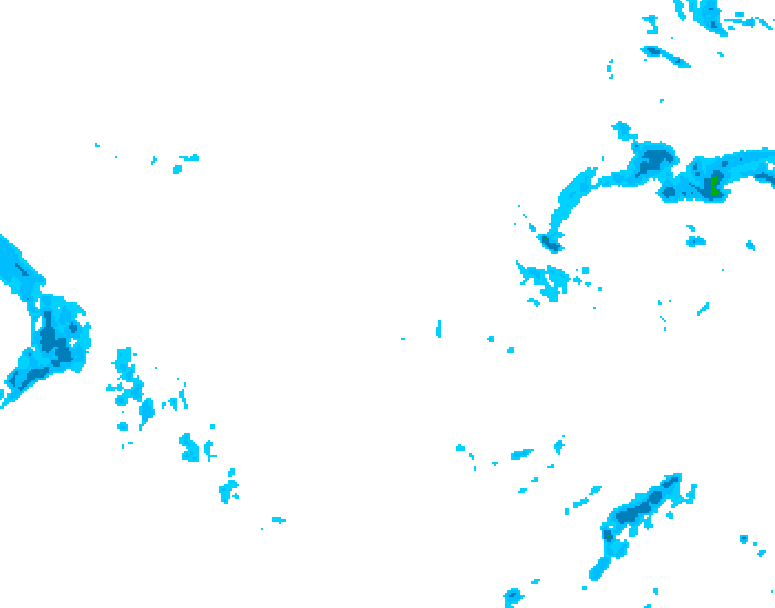 GDPS precipitation 192 hour forecast chart for Canada based on 2025/12/05 0000Z data