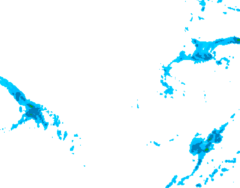 GDPS precipitation 198 hour forecast chart for Canada based on 2025/12/05 0000Z data
