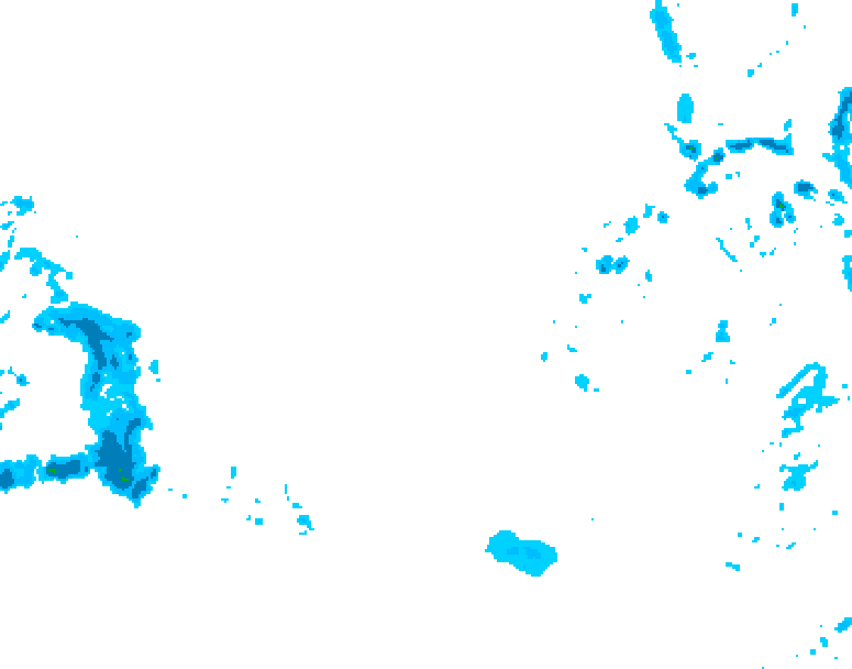 GDPS precipitation 240 hour forecast chart for Canada based on 2025/12/05 0000Z data