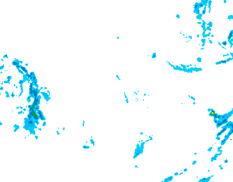 GDPS precipitation 048 hour forecast chart for Canada based on 2025/12/05 1200Z data