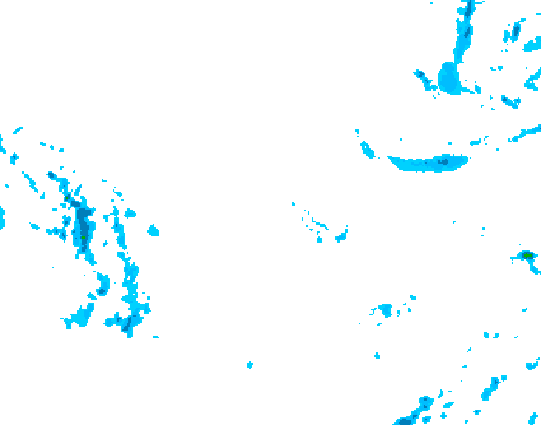 GDPS precipitation 060 hour forecast chart for Canada based on 2025/12/05 1200Z data
