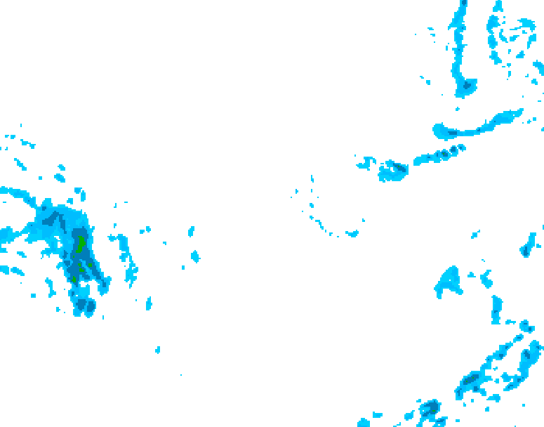 GDPS precipitation 072 hour forecast chart for Canada based on 2025/12/05 1200Z data