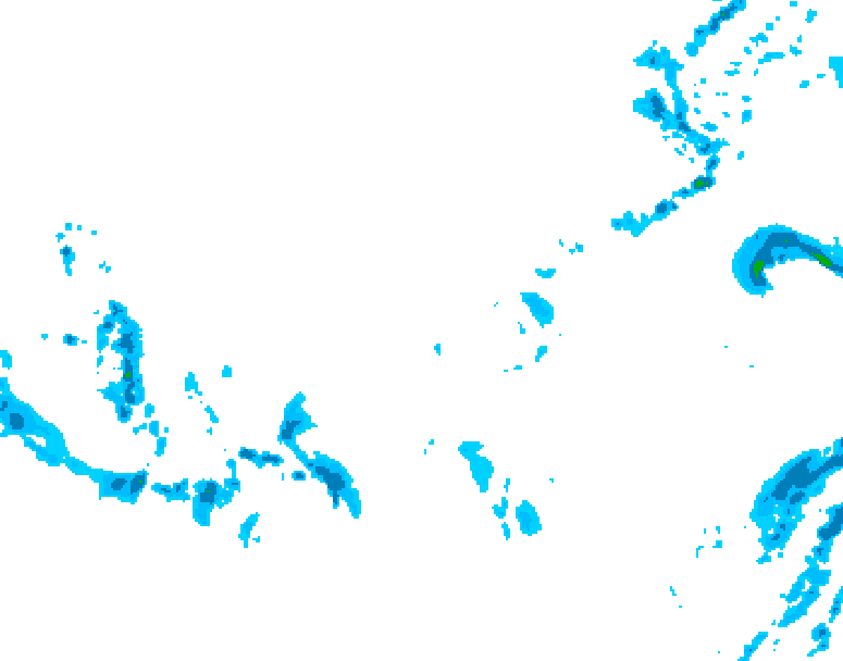 GDPS precipitation 096 hour forecast chart for Canada based on 2025/12/05 1200Z data