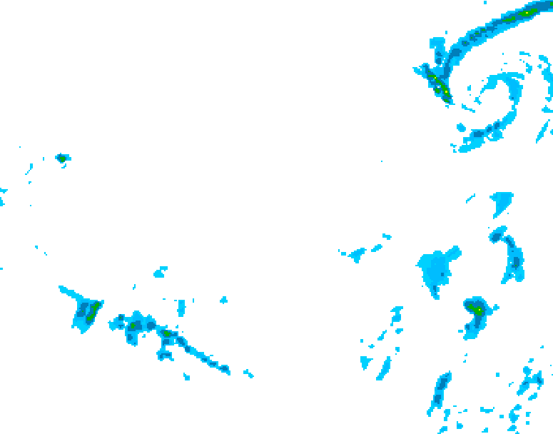 GDPS precipitation 132 hour forecast chart for Canada based on 2025/12/05 1200Z data