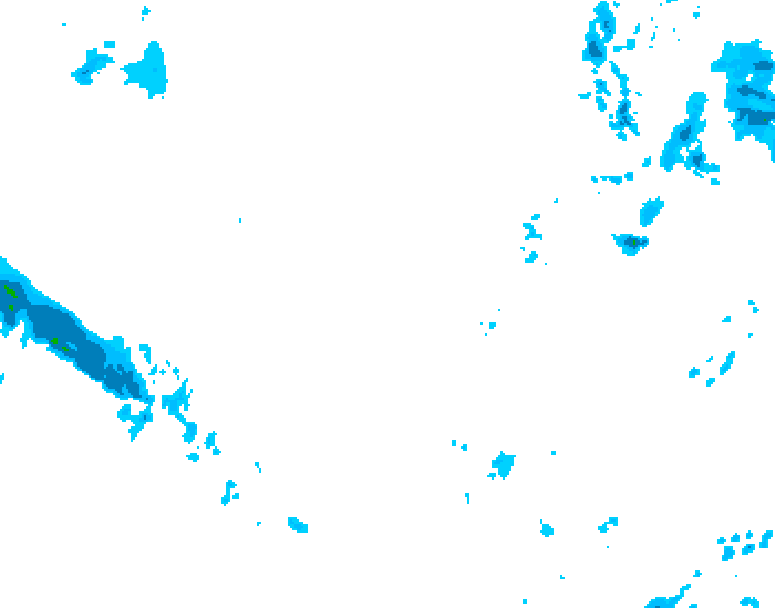 GDPS precipitation 168 hour forecast chart for Canada based on 2025/12/05 1200Z data