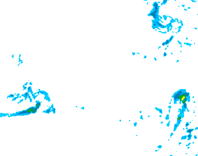 GDPS precipitation 192 hour forecast chart for Canada based on 2025/12/05 1200Z data