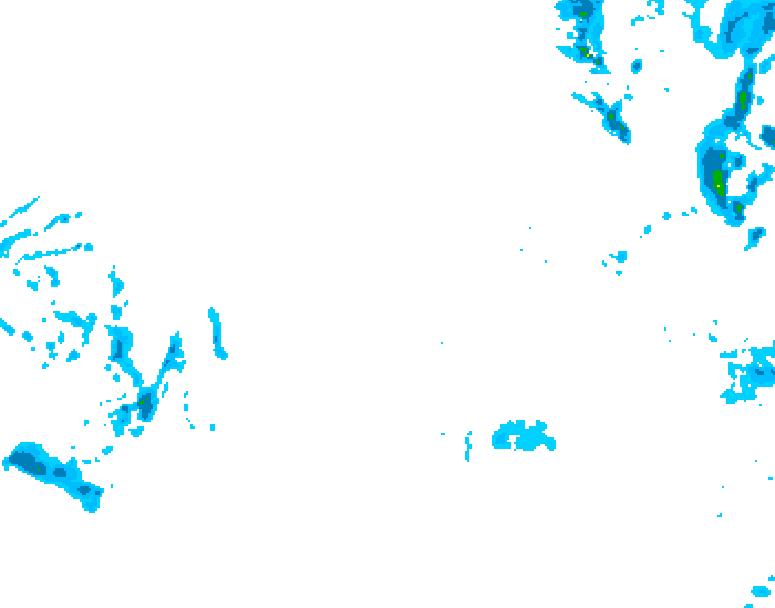 GDPS precipitation 228 hour forecast chart for Canada based on 2025/12/05 1200Z data