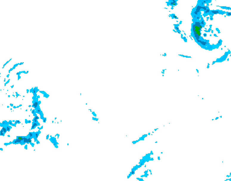 GDPS precipitation 240 hour forecast chart for Canada based on 2025/12/05 1200Z data