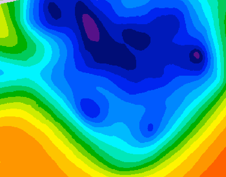 GDPS 500 millibar geopotential height 144 hour forecast chart for Canada based on 2025/12/06 1200Z data