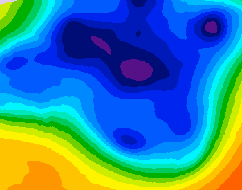 GDPS 500 millibar geopotential height 168 hour forecast chart for Canada based on 2025/12/06 1200Z data