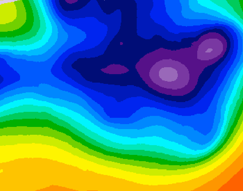 GDPS 500 millibar geopotential height 204 hour forecast chart for Canada based on 2025/12/06 1200Z data