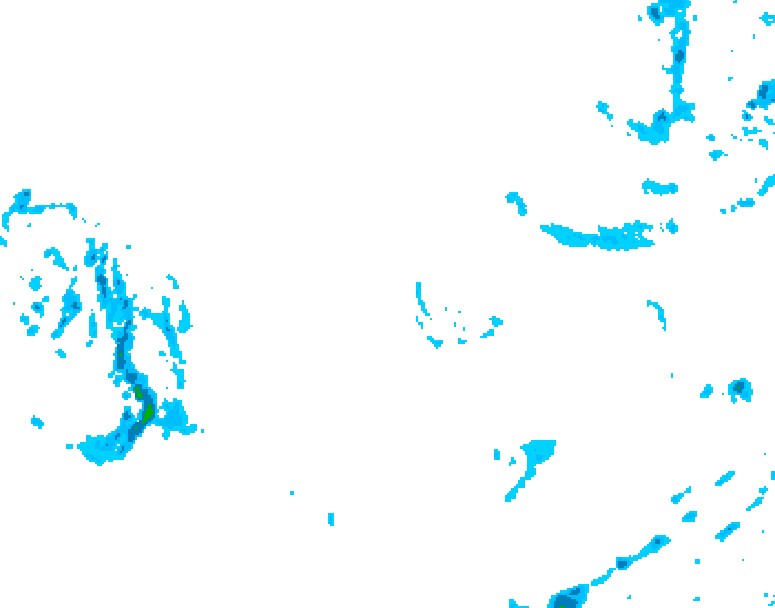 GDPS precipitation 042 hour forecast chart for Canada based on 2025/12/06 0000Z data