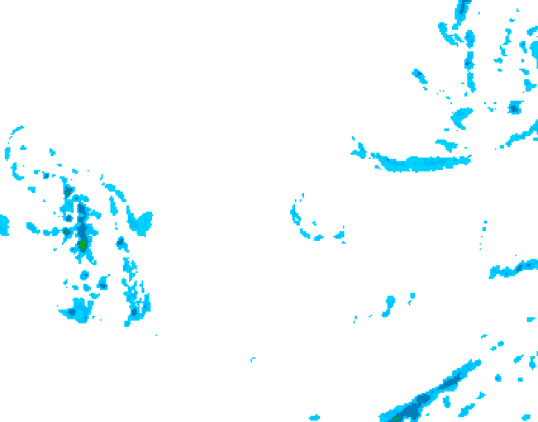 GDPS precipitation 048 hour forecast chart for Canada based on 2025/12/06 0000Z data