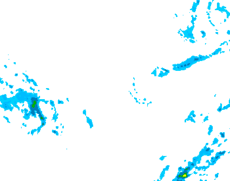 GDPS precipitation 060 hour forecast chart for Canada based on 2025/12/06 0000Z data