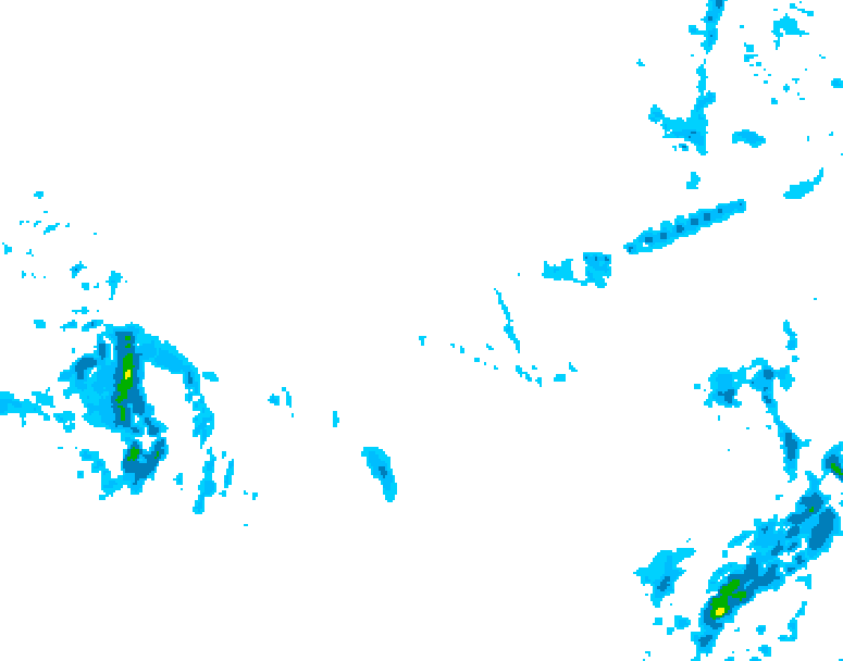 GDPS precipitation 066 hour forecast chart for Canada based on 2025/12/06 0000Z data