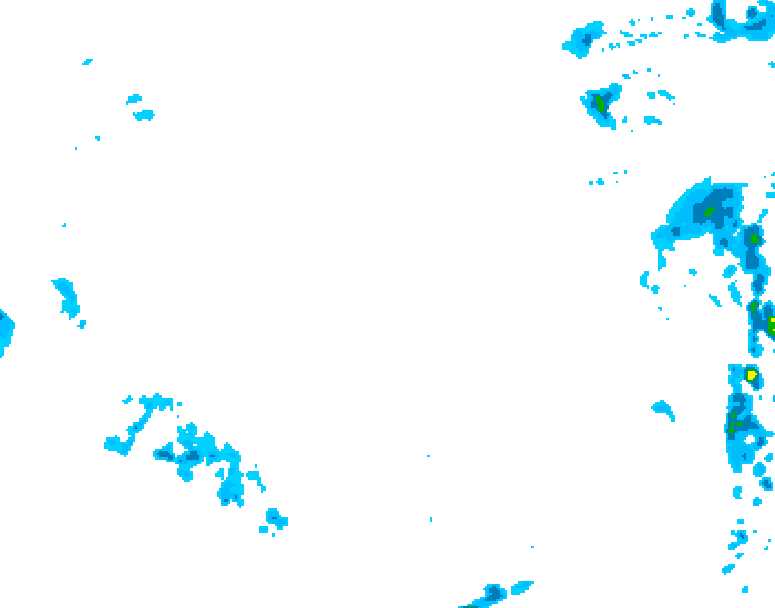 GDPS precipitation 144 hour forecast chart for Canada based on 2025/12/06 0000Z data