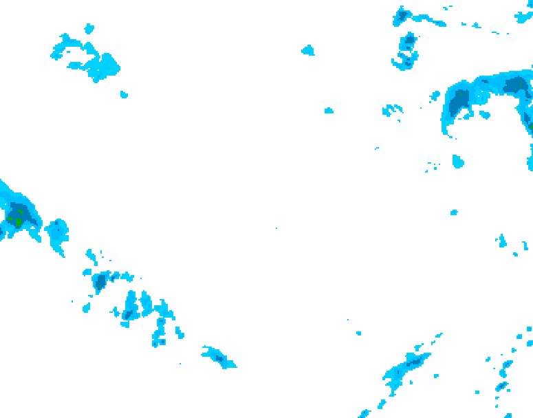 GDPS precipitation 156 hour forecast chart for Canada based on 2025/12/06 0000Z data