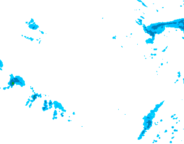 GDPS precipitation 162 hour forecast chart for Canada based on 2025/12/06 0000Z data