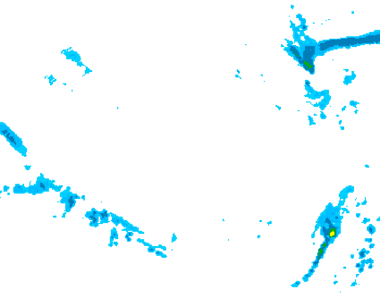 GDPS precipitation 168 hour forecast chart for Canada based on 2025/12/06 0000Z data