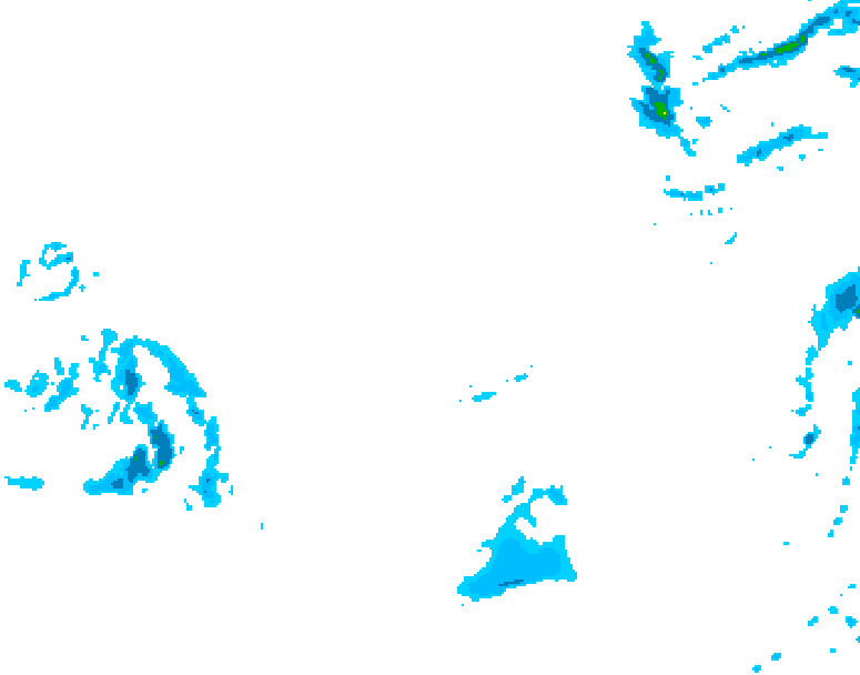 GDPS precipitation 186 hour forecast chart for Canada based on 2025/12/06 0000Z data