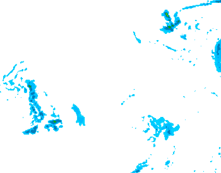 GDPS precipitation 198 hour forecast chart for Canada based on 2025/12/06 0000Z data