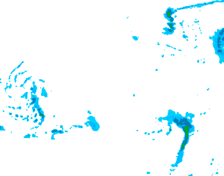 GDPS precipitation 204 hour forecast chart for Canada based on 2025/12/06 0000Z data