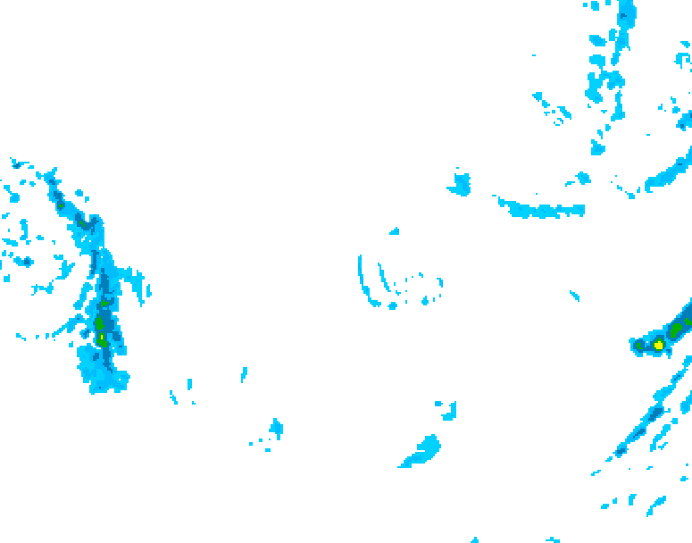GDPS precipitation 024 hour forecast chart for Canada based on 2025/12/06 1200Z data