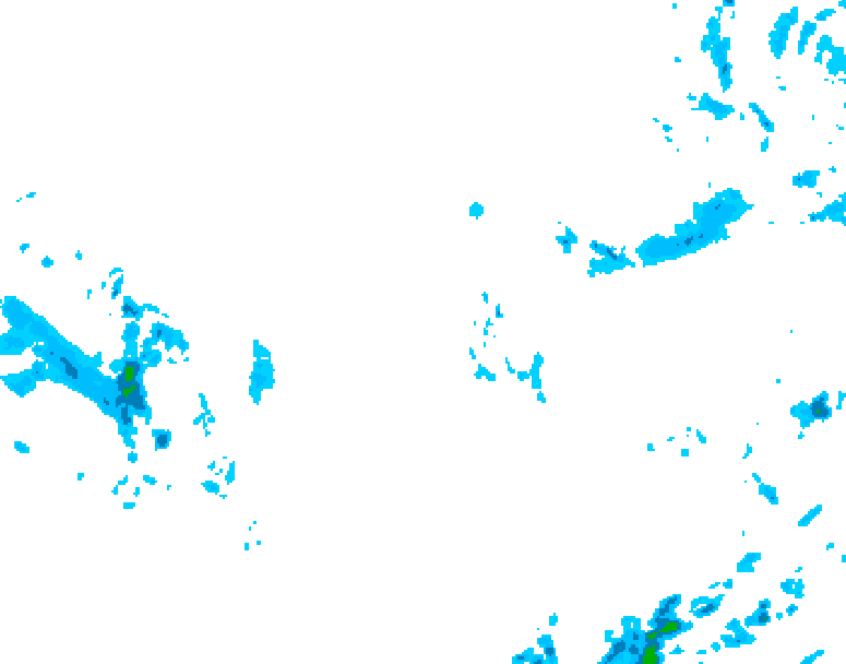 GDPS precipitation 042 hour forecast chart for Canada based on 2025/12/06 1200Z data