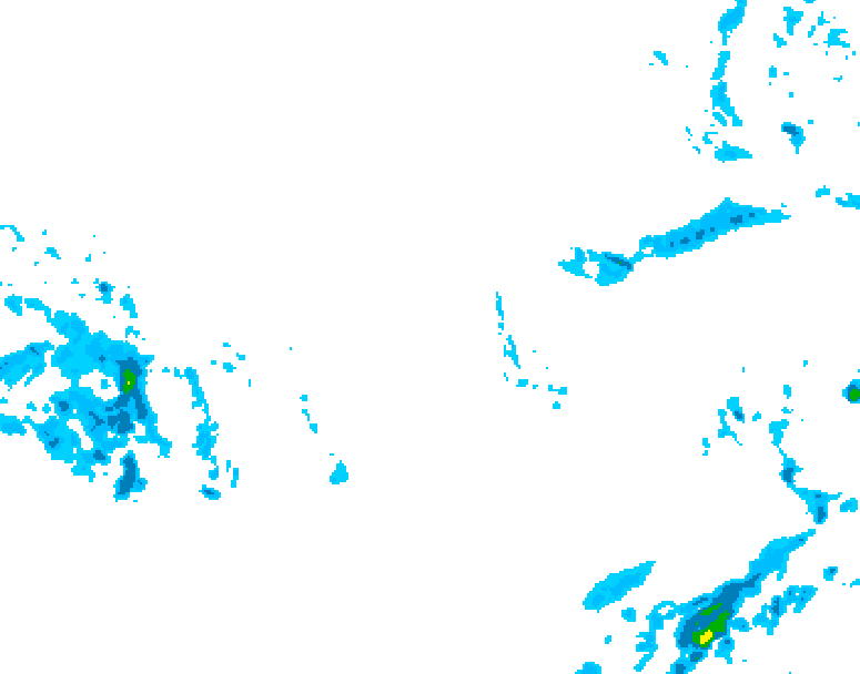 GDPS precipitation 048 hour forecast chart for Canada based on 2025/12/06 1200Z data