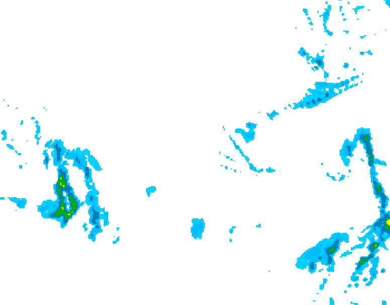 GDPS precipitation 060 hour forecast chart for Canada based on 2025/12/06 1200Z data