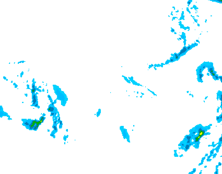 GDPS precipitation 066 hour forecast chart for Canada based on 2025/12/06 1200Z data