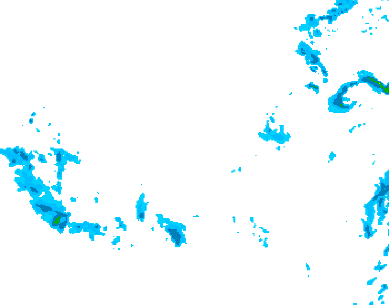 GDPS precipitation 078 hour forecast chart for Canada based on 2025/12/06 1200Z data