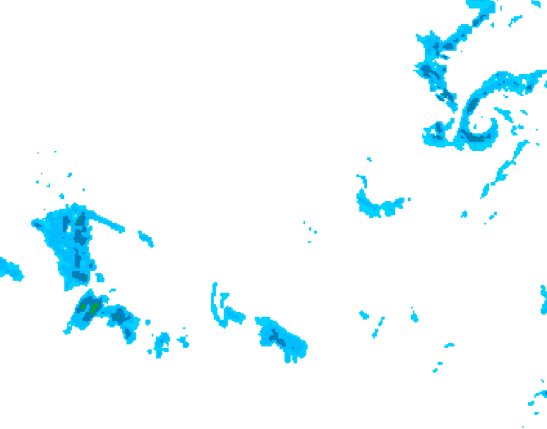 GDPS precipitation 084 hour forecast chart for Canada based on 2025/12/06 1200Z data
