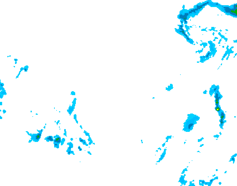 GDPS precipitation 108 hour forecast chart for Canada based on 2025/12/06 1200Z data