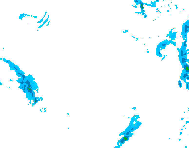 GDPS precipitation 138 hour forecast chart for Canada based on 2025/12/06 1200Z data