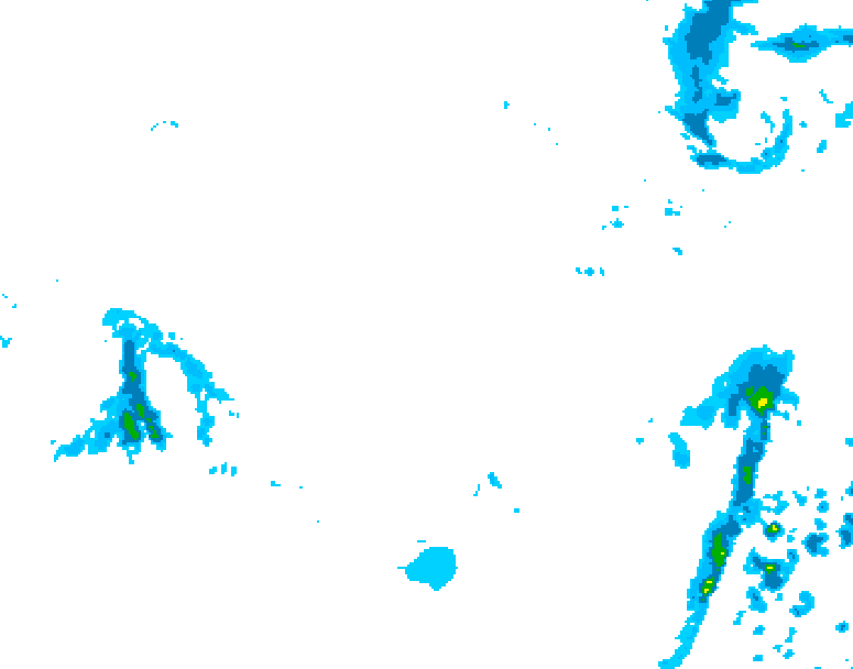 GDPS precipitation 162 hour forecast chart for Canada based on 2025/12/06 1200Z data