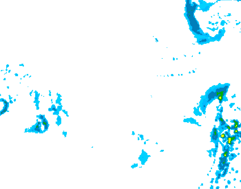 GDPS precipitation 168 hour forecast chart for Canada based on 2025/12/06 1200Z data