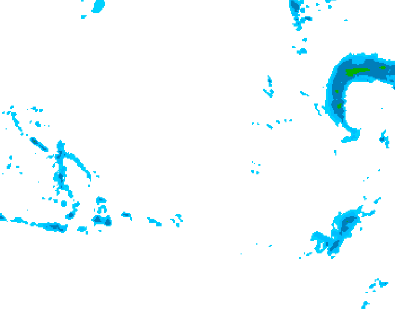 GDPS precipitation 192 hour forecast chart for Canada based on 2025/12/06 1200Z data