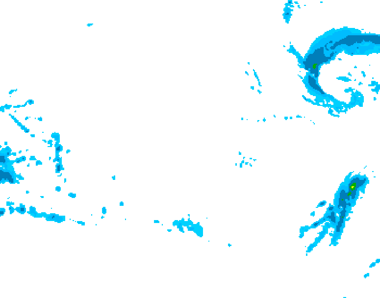 GDPS precipitation 198 hour forecast chart for Canada based on 2025/12/06 1200Z data