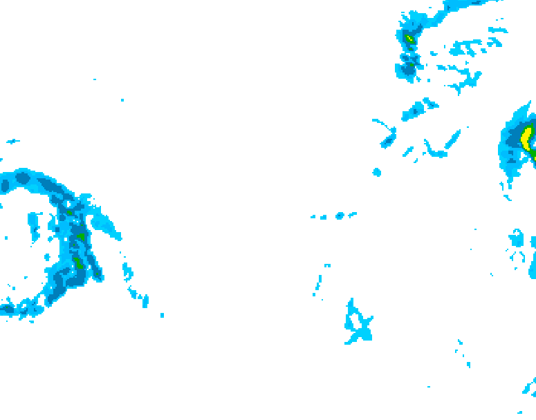 GDPS precipitation 216 hour forecast chart for Canada based on 2025/12/06 1200Z data
