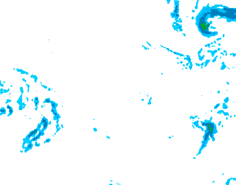 GDPS precipitation 234 hour forecast chart for Canada based on 2025/12/06 1200Z data